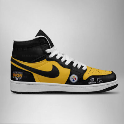 Pittsburgh Steelers AFC Championship AJ1 High Shoes