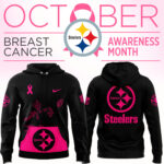 Pittsburgh Steelers Breast Cancer Hoodie Version 2