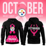 Pittsburgh Steelers Breast Cancer Hoodie Version 3