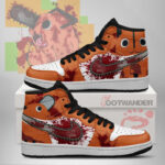 Pochita V3 Chainsaw Man AJ1 Shoes