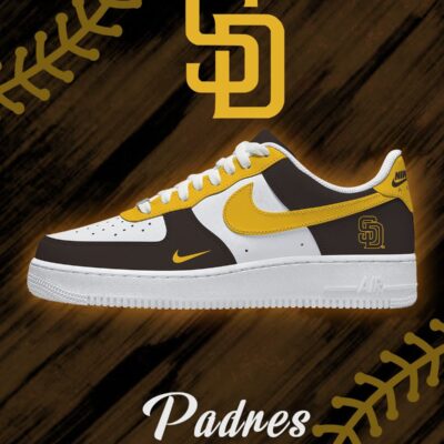 San Diego Baseball AF1 Shoes