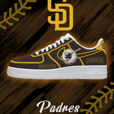 San Diego Baseball Version 2 AF1 Shoes