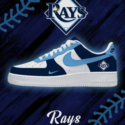 Tampa Bay Baseball AF1 Shoes