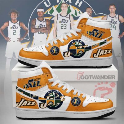 Utah Jazz NBA AJ1 High Shoes