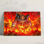 Ancient Giant Robot - One Piece Canvas - Poster