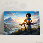 Immortality and Loneliness - One Piece Canvas - Poster