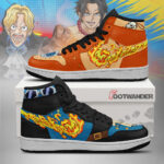 Ace & Sabo - One Piece AJ1 Shoes