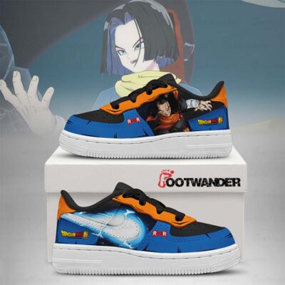 Android 17 - Dragon Ball AF1 Shoes