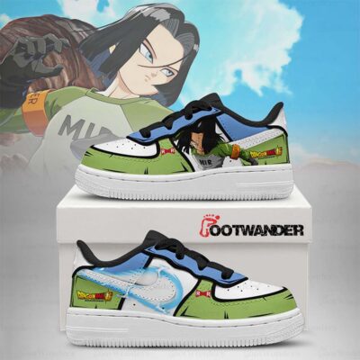 Android 17 V2- Dragon Ball AF1 Shoes