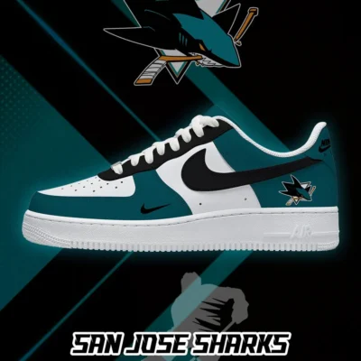 San Jose Sharks - National Hockey League AF1 Shoes