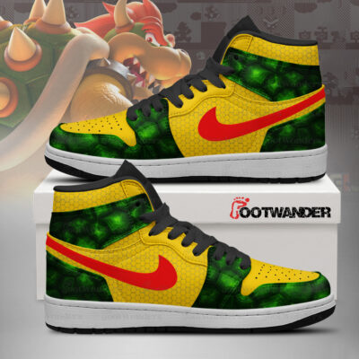 Bowser Super Mario AJ1 Shoes