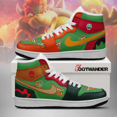 Bowser V2 Super Mario AJ1 Shoes