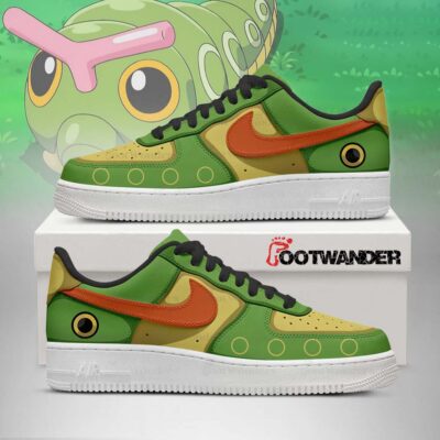 Caterpie - Pokemon Shiny AF1 Shoes
