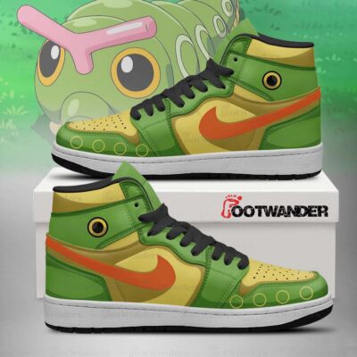 Caterpie - Pokemon Shiny AJ1 Shoes