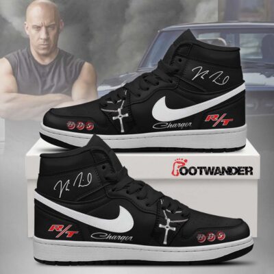 Dominic Toretto Dodge Charger R/T Signature Fast & Furious AJ1 Shoes