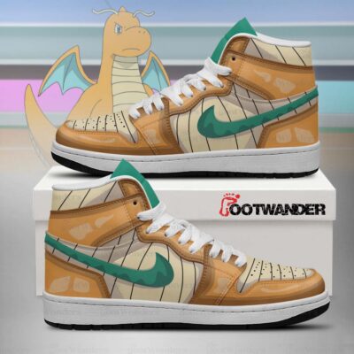 Dragonite - Pokemon Shiny AJ1 Shoes