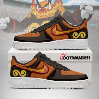 Emboar Colorway - Pokemon Shiny AF1 Shoes