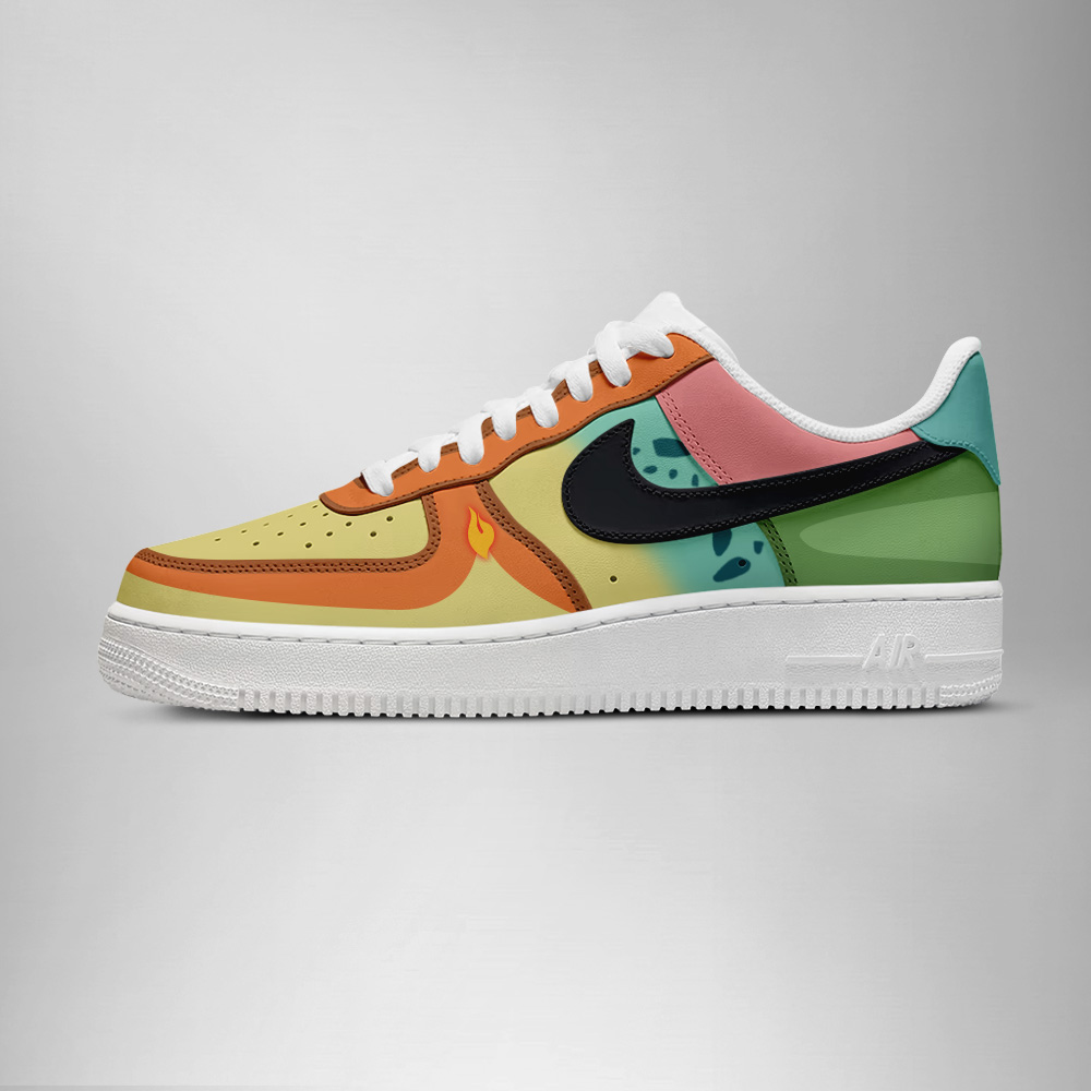 Four Pokemons - Pokemon Shiny AF1 Shoes - Image 3