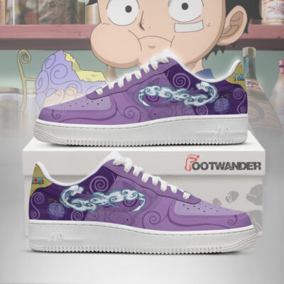 Gomu Gomu No Mi - One Piece AF1 Shoes