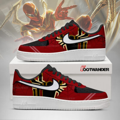 Iron Spider Spiderman AF1 Shoes