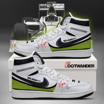Jenson Button Brawn GP Formula 1 AJ1 Shoes
