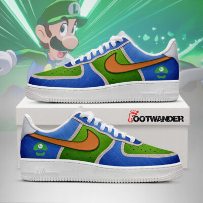 Luigi Super Mario AF1 Shoes