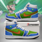 Luigi Super Mario AJ1 Shoes