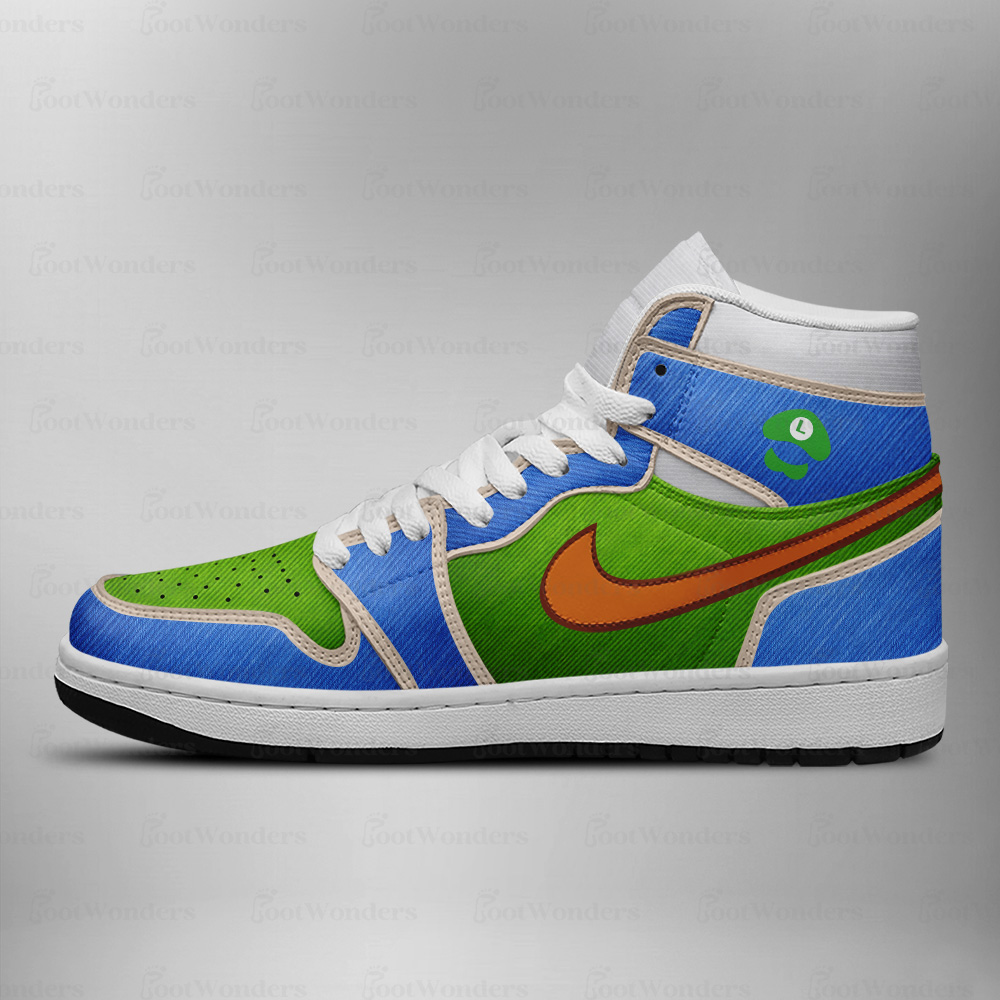 Luigi Super Mario AJ1 Shoes - Image 3