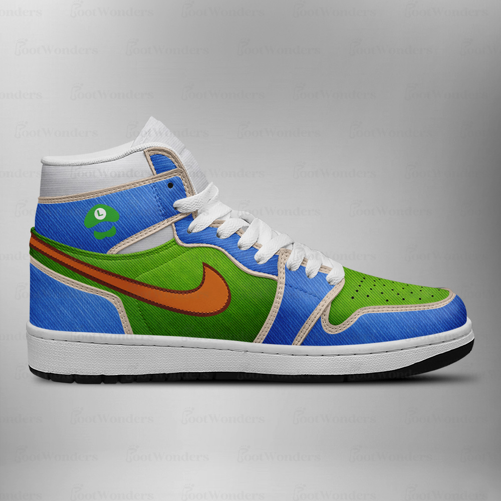 Luigi Super Mario AJ1 Shoes - Image 2