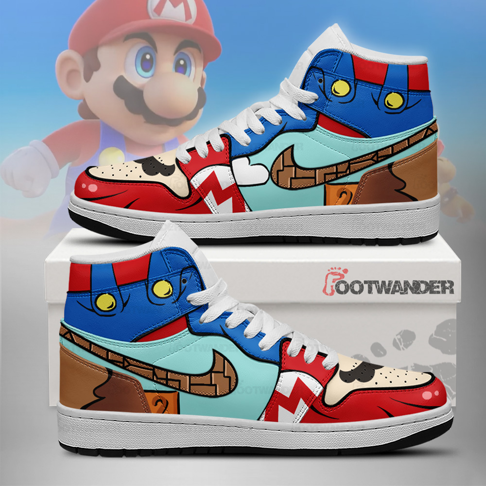 Mario - Super Mario AJ1 Shoes