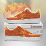 Mera Mera No Mi - One Piece AF1 Shoes