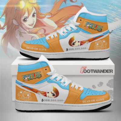 Nami Wanted - One Piece AJ1 Shoes