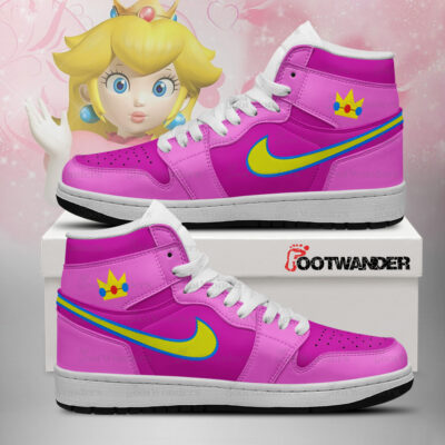 Peach Princess V2 Super Mario AJ1 Shoes