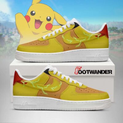 Pikachu - Pokemon Shiny AF1 Shoes