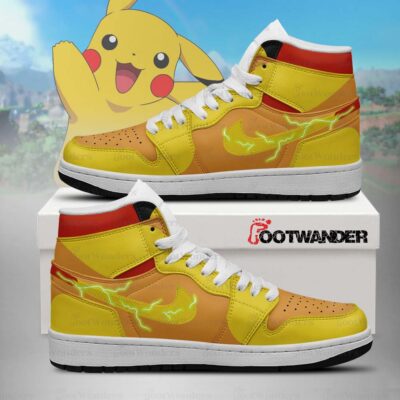 Pikachu - Pokemon Shiny AJ1 Shoes