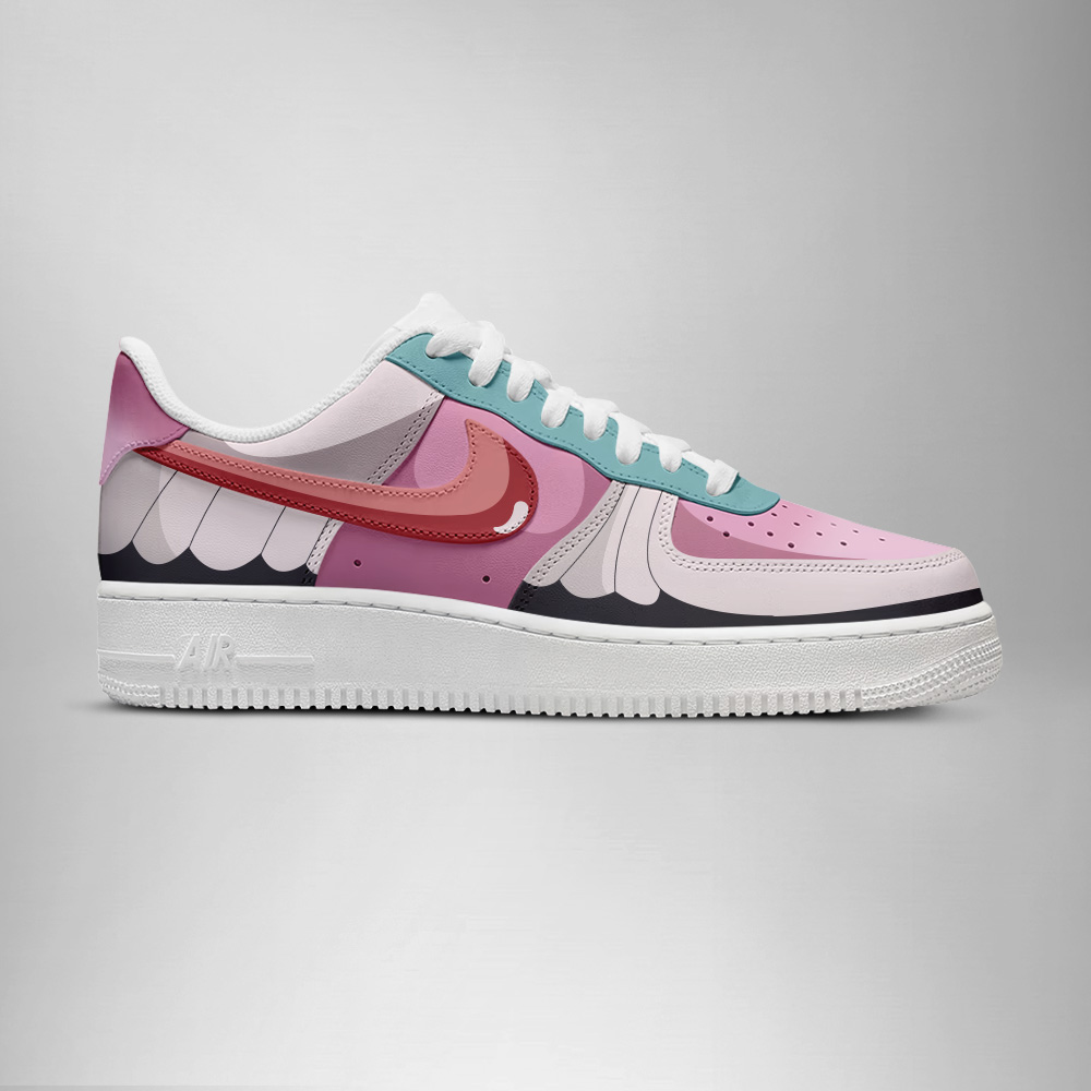 Pink Butterfree - Pokemon Shiny AF1 Shoes - Image 2