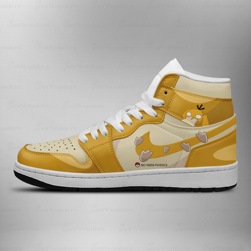 Psyduck V2 - Pokemon Shiny AJ1 Shoes - Image 3