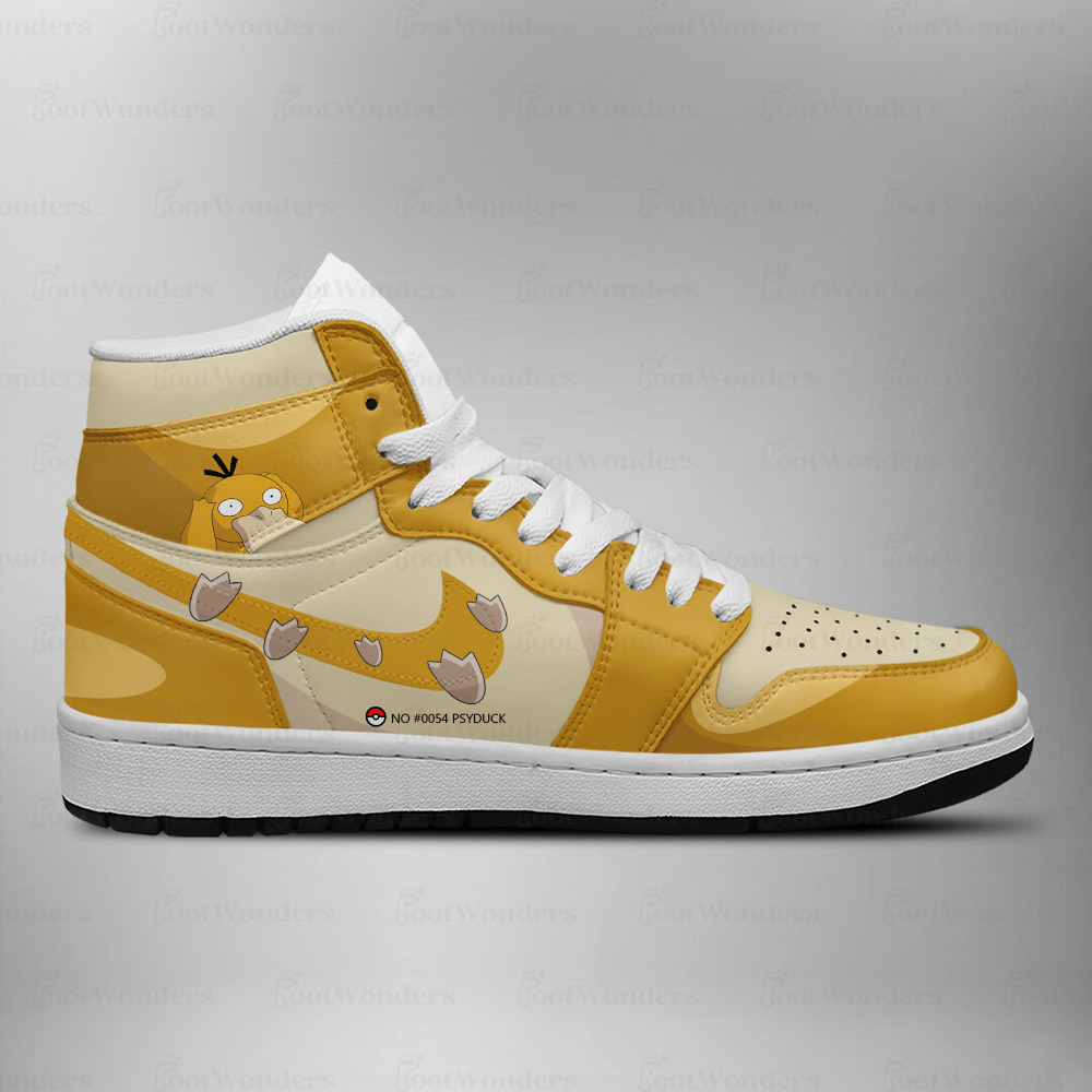 Psyduck V2 - Pokemon Shiny AJ1 Shoes - Image 2