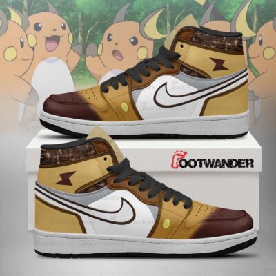 Raichu - Pokemon Shiny AJ1 Shoes