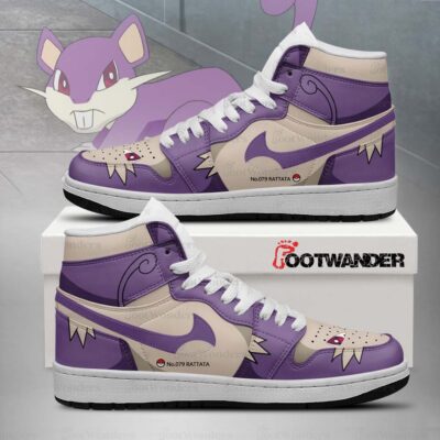 Rattata - Pokemon Shiny AJ1 Shoes