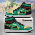 Rayquaza Mega - Pokemon Shiny AJ1 Shoes