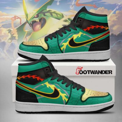 Rayquaza Mega - Pokemon Shiny AJ1 Shoes