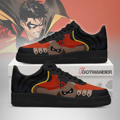 Robin Hood Damian Wayne - DC AF1 Shoes