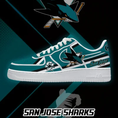 San Jose Sharks - National Hockey League AF1 Shoes