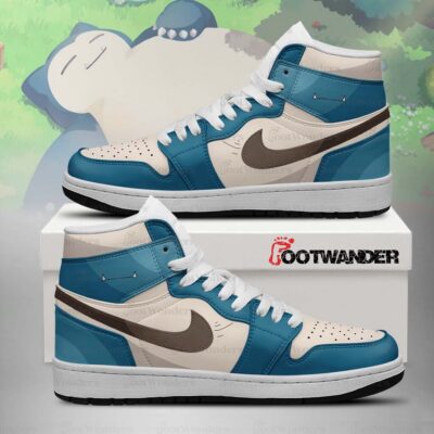 Snorlax - Pokemon Shiny AJ1 Shoes