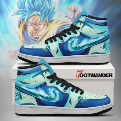Son Goku Super Saiyan Blue - Dragon Ball AJ1 Shoes