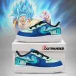 Son Goku Super Saiyan Blue - Dragon Ball AF1 Shoes