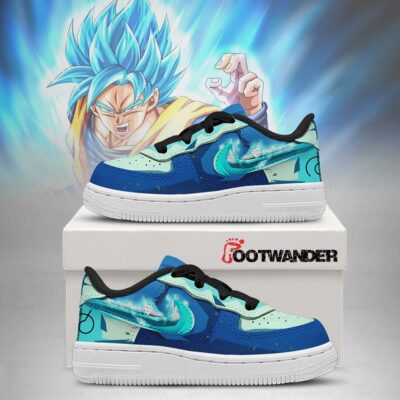 Son Goku Super Saiyan Blue - Dragon Ball AF1 Shoes