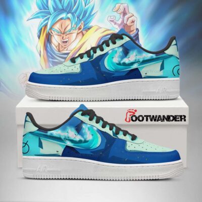 Son Goku Super Saiyan Blue - Dragon Ball AF1 Shoes