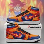 Son Goku Super Saiyan God - Dragon Ball AJ1 Shoes